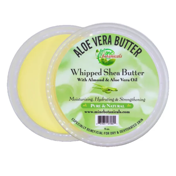 Promotional Aloe Vera Whipped Shea Butter with Almond & Aloe Vera Oil 8oz - Image 2
