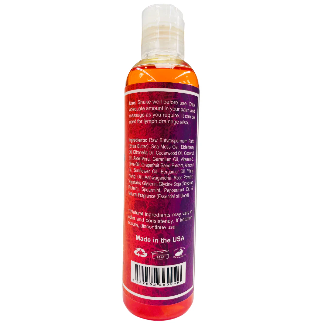 Sea Moss with Elderberry Bath, Body & Massage Oil - Image 3