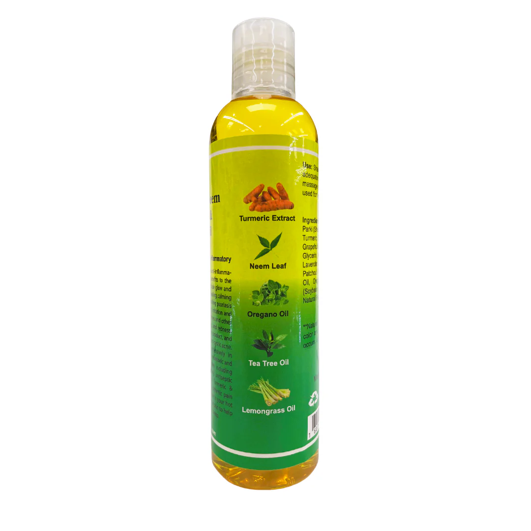 Turmeric & Neem Bath, Body & Massage oil - Image 2