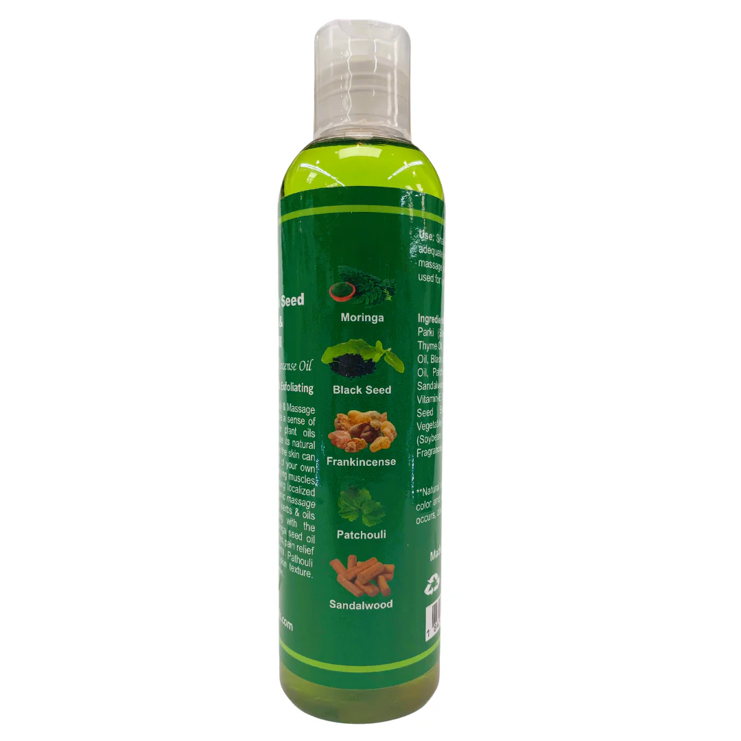 Moringa & Black Seed Bath, Body & Massage Oil - Image 2