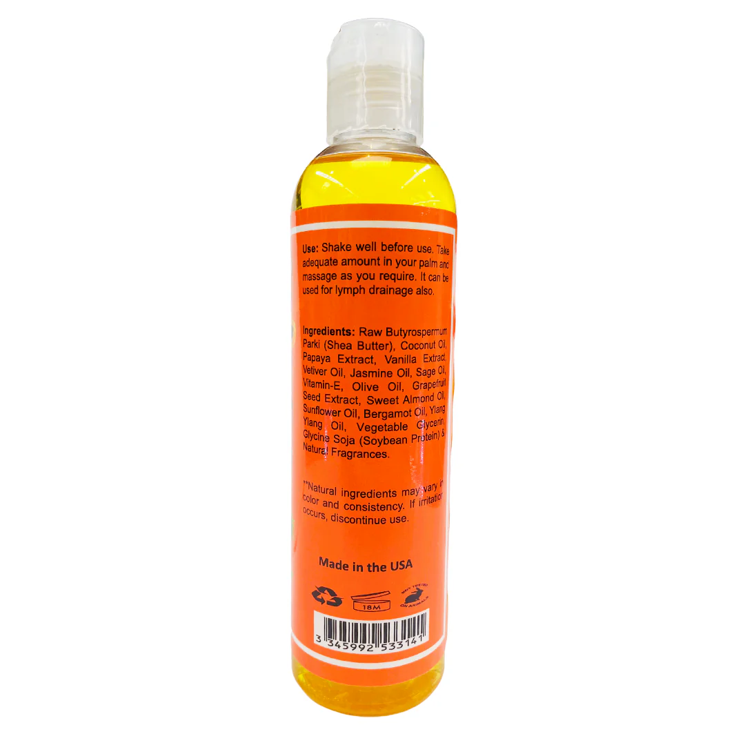 Coconut & Papaya Bath, Body & Massage Oil - Image 3