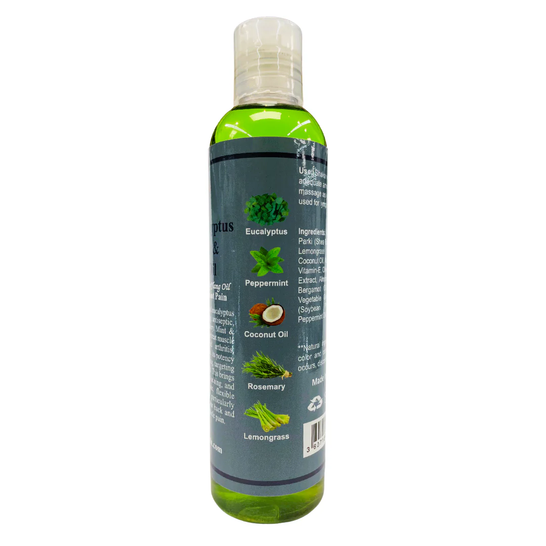 Mint & Eucalyptus Bath, Body & Massage Oil - Image 2