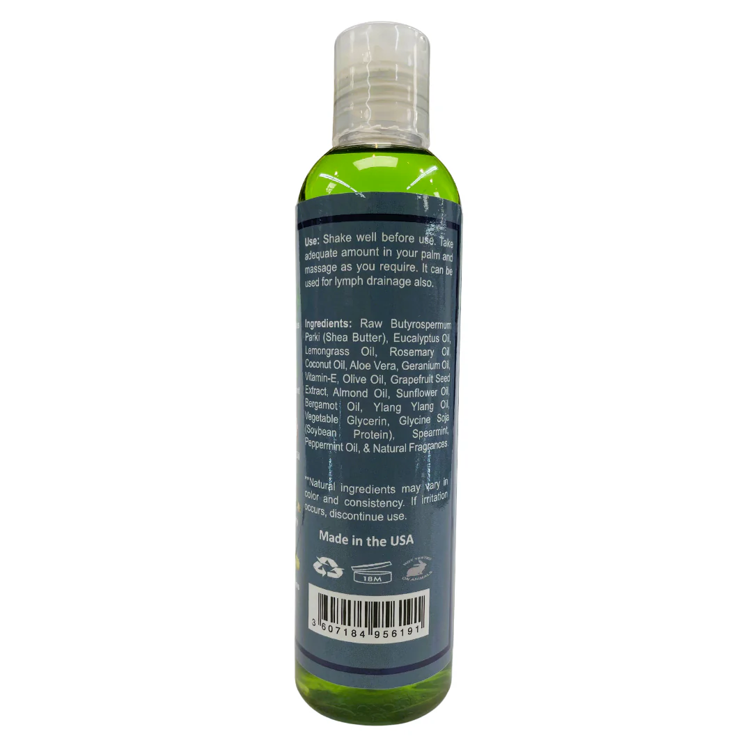 Mint & Eucalyptus Bath, Body & Massage Oil - Image 3