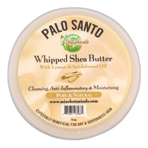 Promotional Palo Santo Whipped Shea Butter with Lemon & Sandalwood Oil 8oz