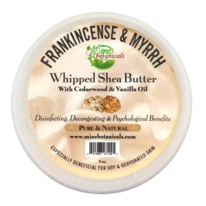 Promotional Frankincense & Myrrh Whipped Shea Butter with Cedarwood & Vanilla Oil 8oz