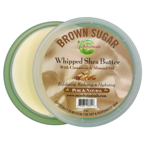 Promotional Brown Sugar Whipped Shea Butter with Cinnamon & Almond Oil 8oz - Image 2