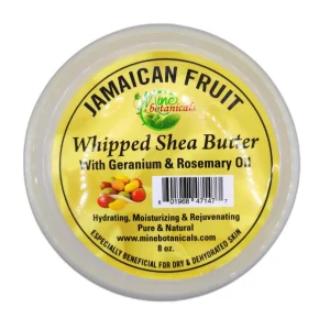 Promotional Jamaican Fruit Whipped Shea Butter with Geranium & Rosemary Oil 8oz