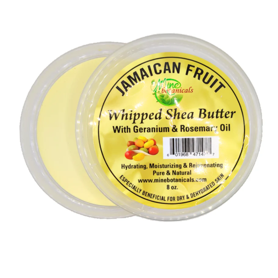 Promotional Jamaican Fruit Whipped Shea Butter with Geranium & Rosemary Oil 8oz - Image 2