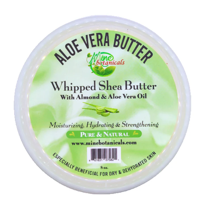 Promotional Aloe Vera Whipped Shea Butter with Almond & Aloe Vera Oil 8oz