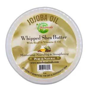 Promotional Jojoba Oil Whipped Shea Butter with Basil & Vitamin-E Oil 8oz