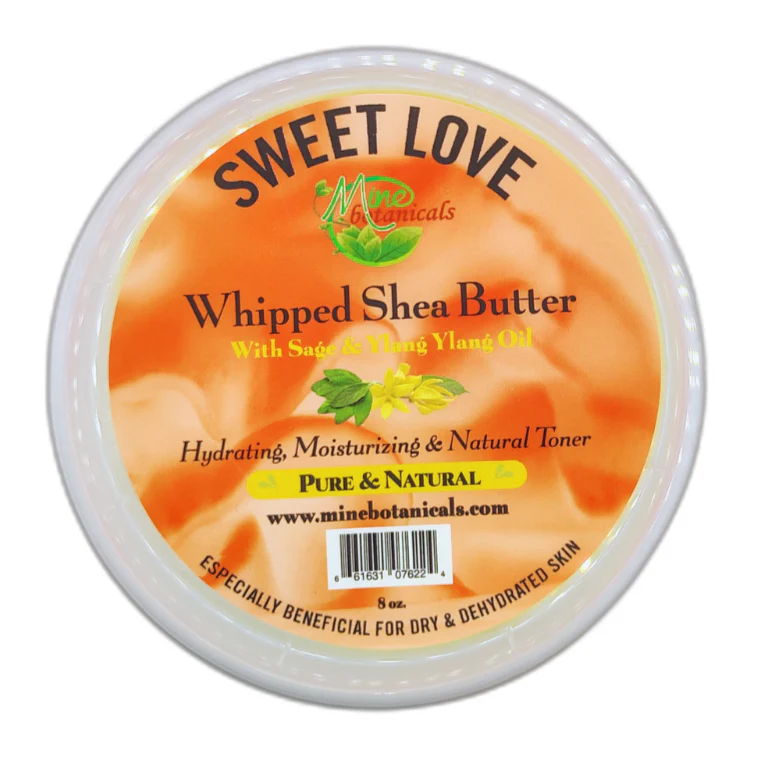 Promotional Sweet Love Whipped Shea Butter with Sage & Ylang Ylang Oil 8oz