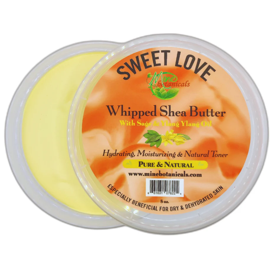Promotional Sweet Love Whipped Shea Butter with Sage & Ylang Ylang Oil 8oz - Image 2