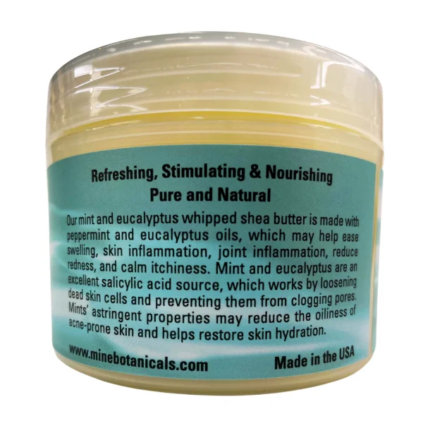 Mint & Eucalyptus Whipped Shea Butter - Image 3
