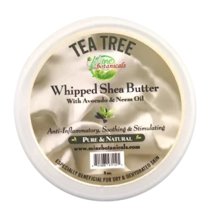 Promotional Tea Tree Whipped Shea Butter with Avocado & Neem Oil 8oz